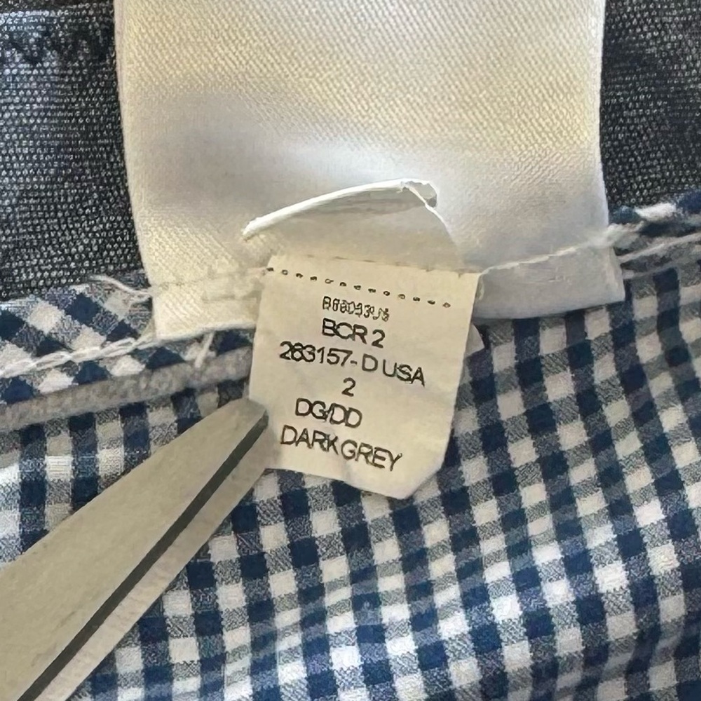 Banana Republic Men's 9" Aiden Short Flat Front Cotton Dark Grey W34 - Picture 8 of 12